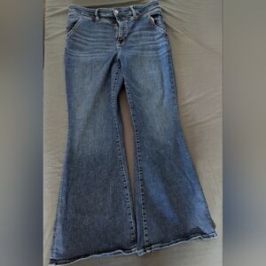 American Eagle Outfitters Super High Rise Flare Jeans